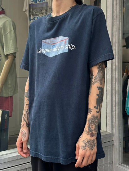 00's USPS「A Simpler way to ship」企業Tシャツ