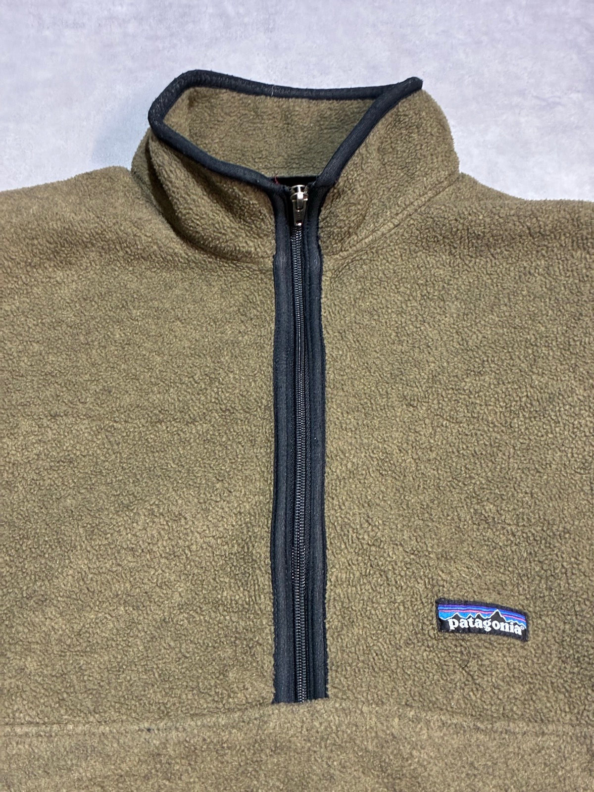 90's PATAGONIA「Synchilla Marsupial」ハーフジッププルオーバー
