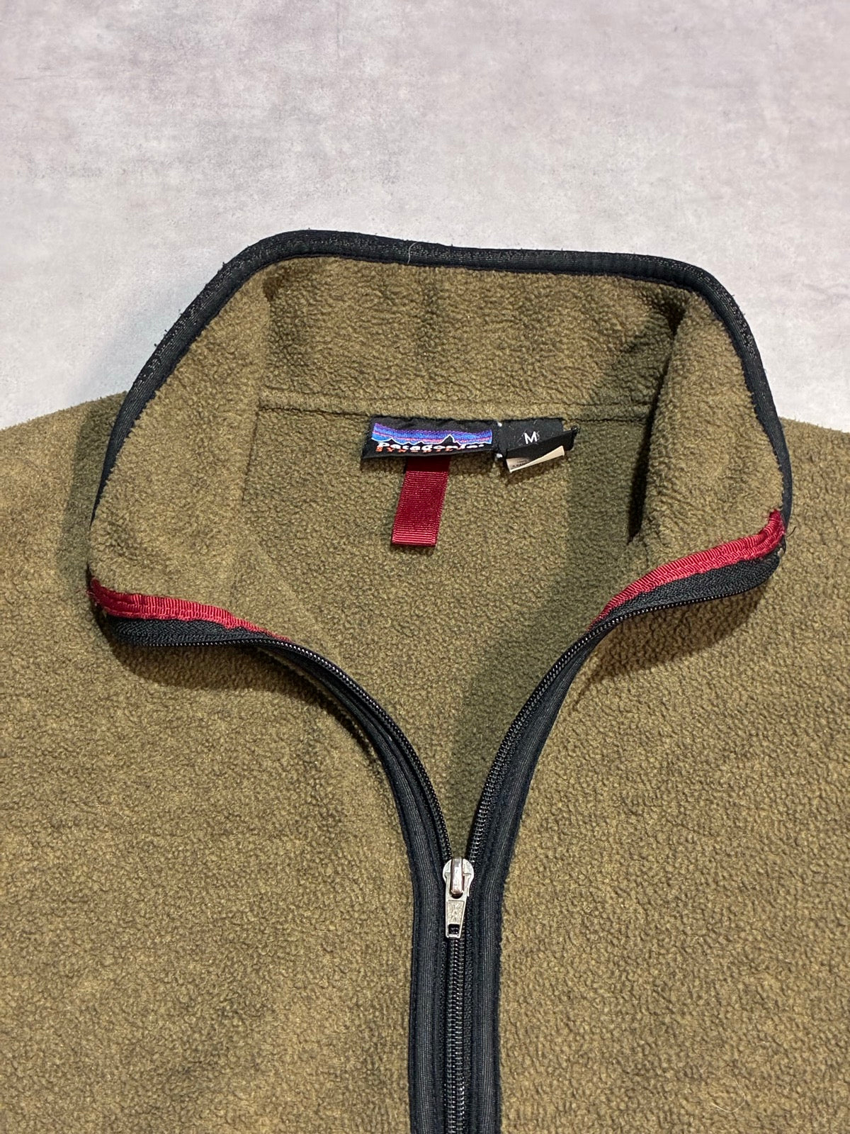 90's PATAGONIA「Synchilla Marsupial」ハーフジッププルオーバー