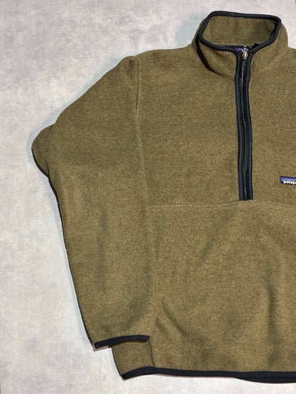 90's PATAGONIA「Synchilla Marsupial」ハーフジッププルオーバー