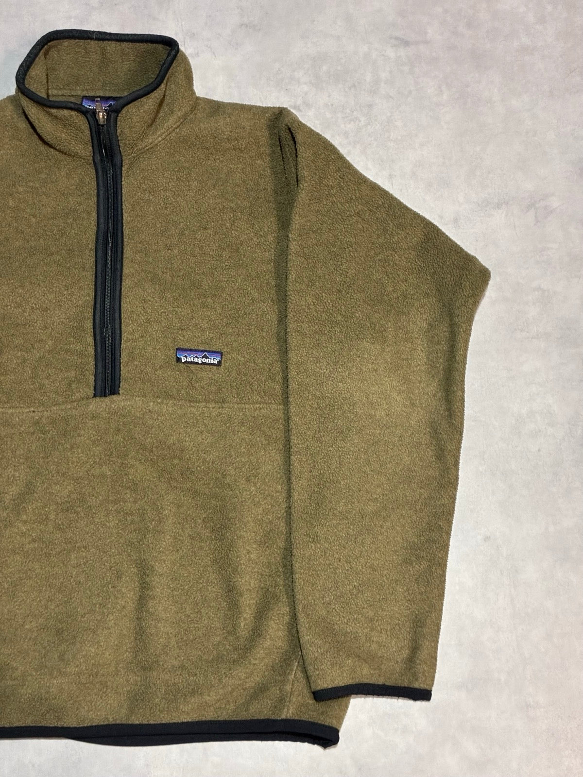 90's PATAGONIA「Synchilla Marsupial」ハーフジッププルオーバー