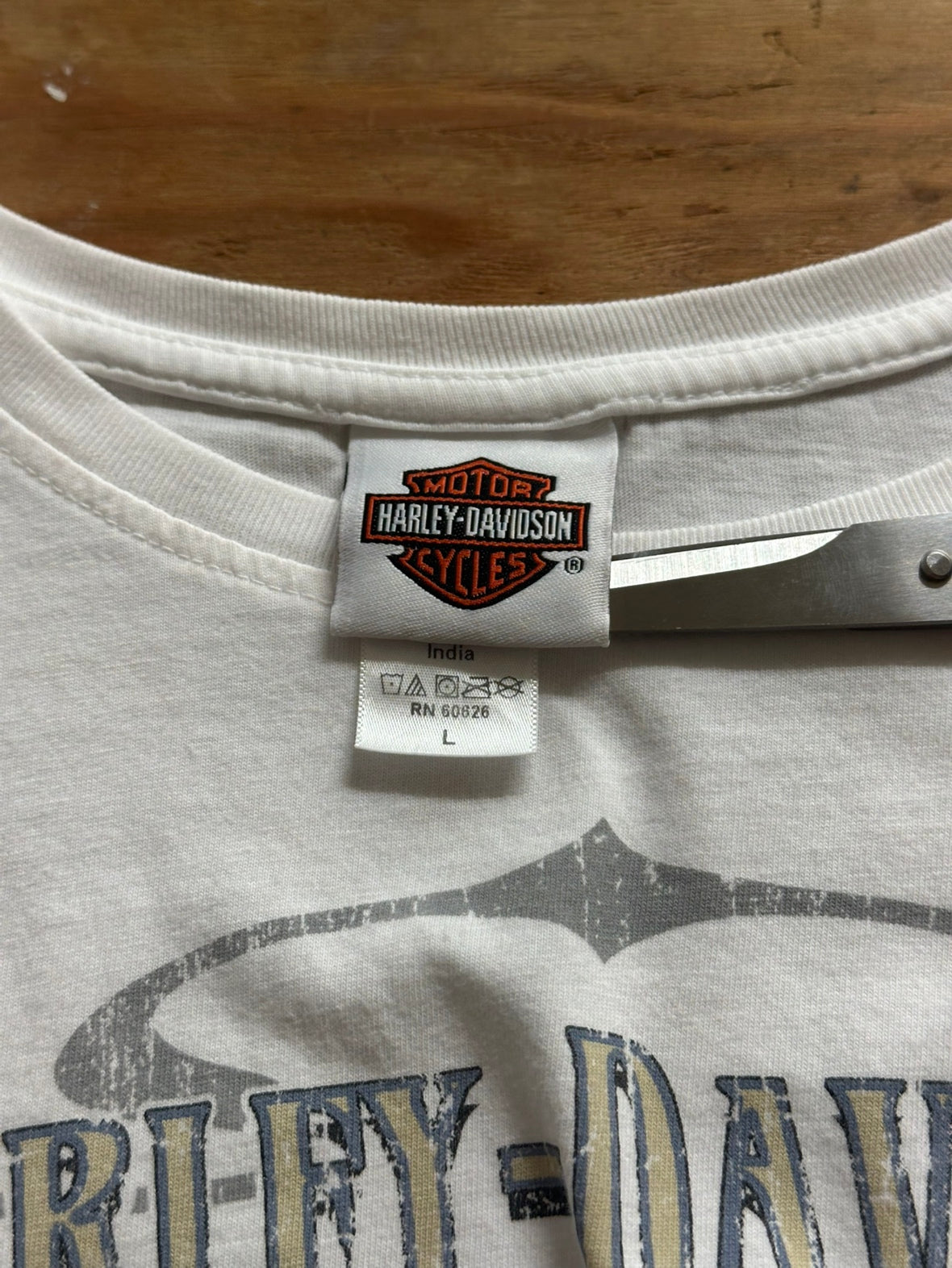 00's HARLEY-DAVIDSON 「AEHAVE」ハーレーTシャツ　