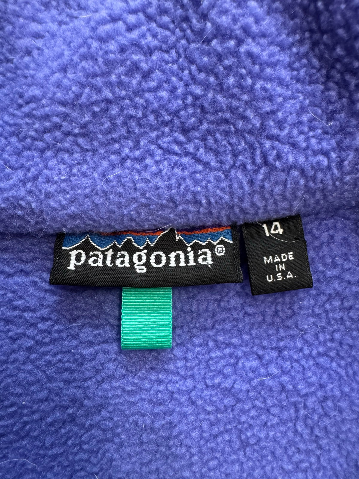 90's PATAGONIA「FULL ZIP FLEECE JACKET」USA製　フリースジャケット