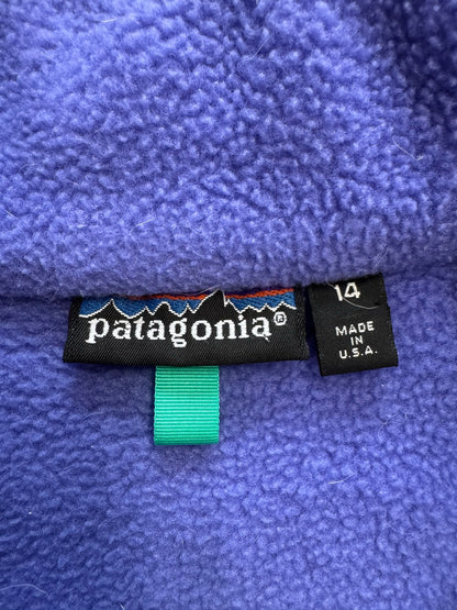 90's PATAGONIA「FULL ZIP FLEECE JACKET」USA製　フリースジャケット