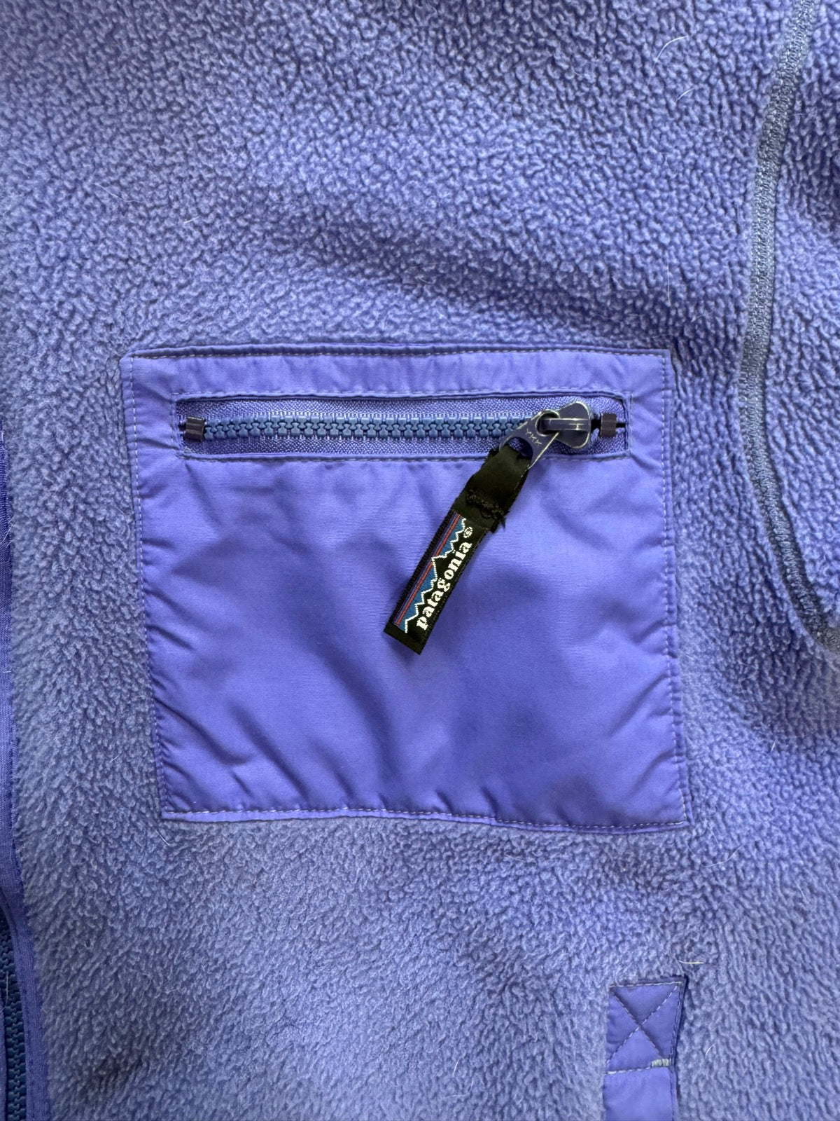 90's PATAGONIA「FULL ZIP FLEECE JACKET」USA製　フリースジャケット