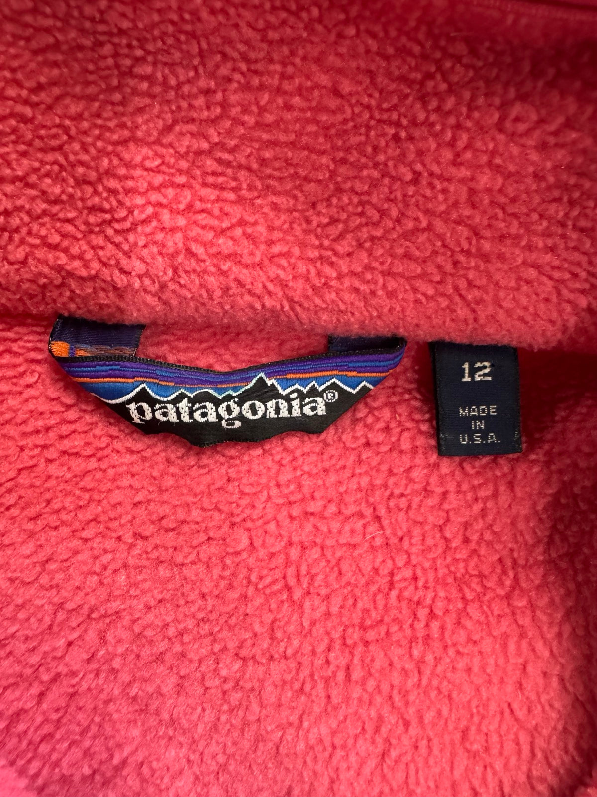 90's PATAGONIA「FULL ZIP FLEECE JACKET」USA製　フリースジャケット