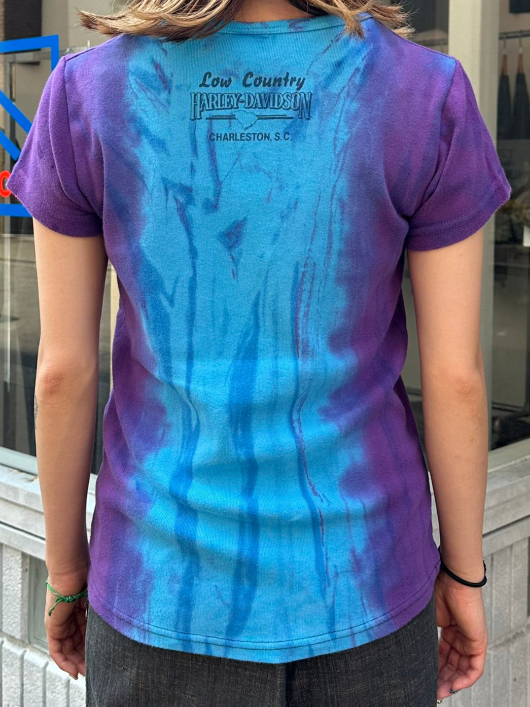00's HARLEY-DAVIDSON 「Low country」ハーレーTシャツ