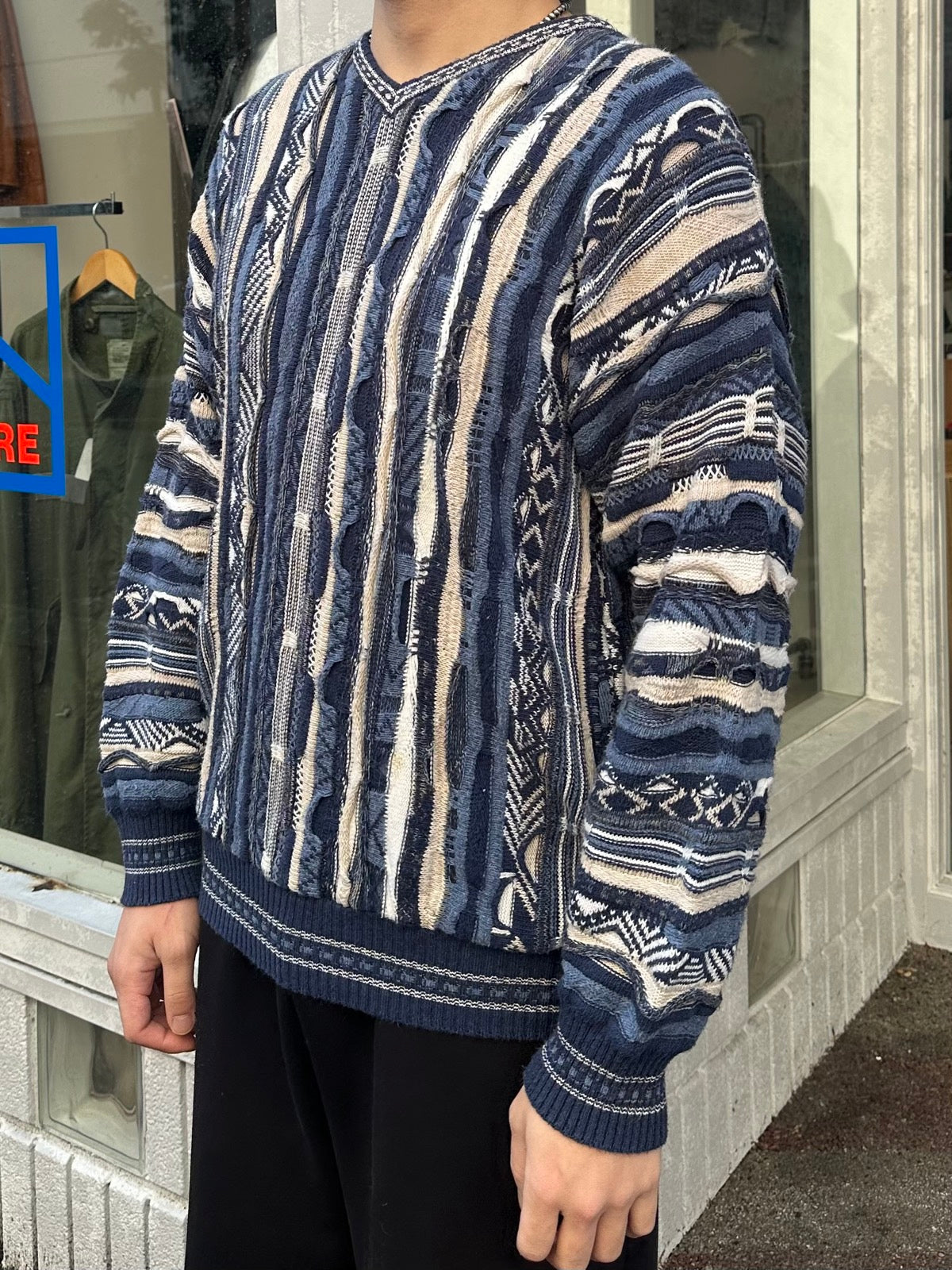 90's Giorgio di Firenze「３D」ニットセーター