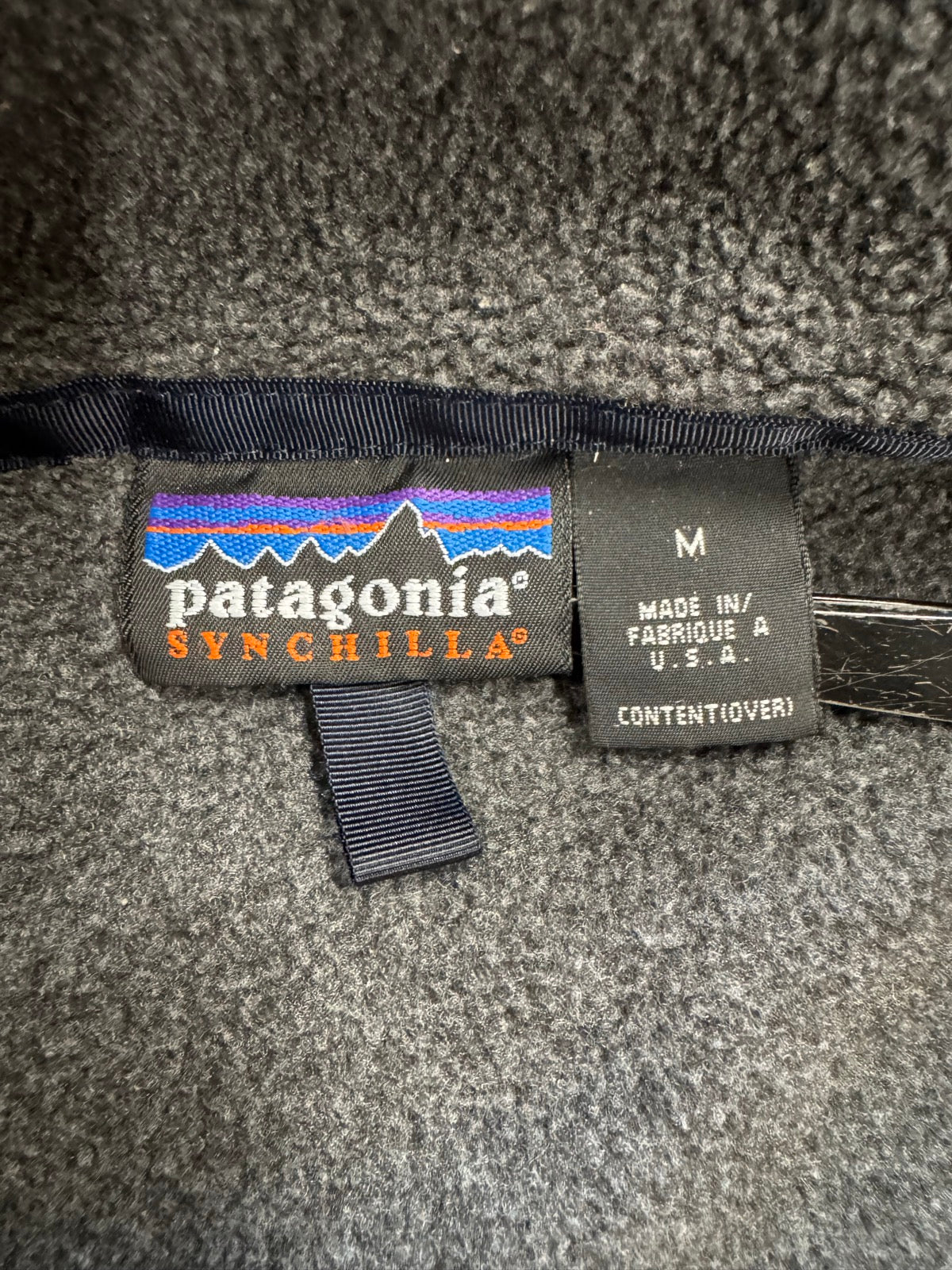 90's~00's PATAGONIA「FULL ZIP SYNCHILLA JACKET」USA製　フリースジャケット