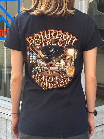 00's HARLEY-DAVIDSON 「BOURBON STREET」ハーレーTシャツ