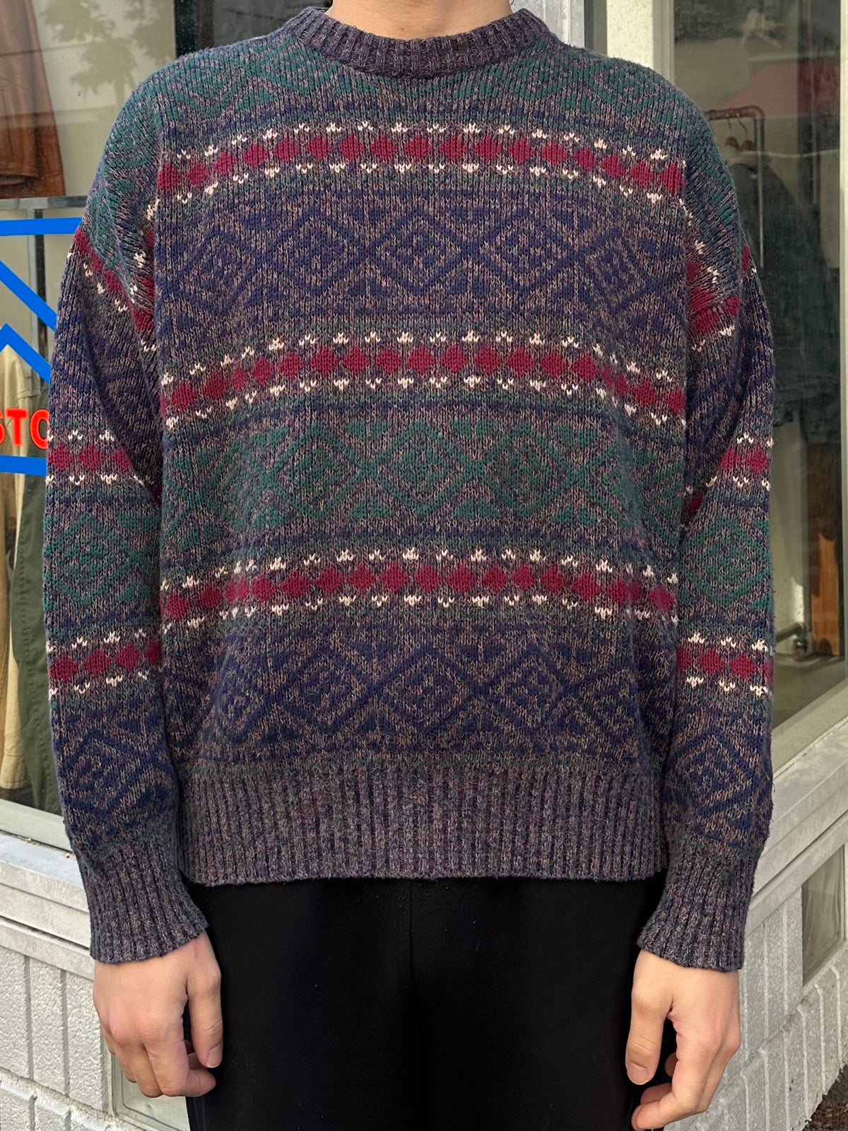 80's LORD JEFF USA製 ニットセーター