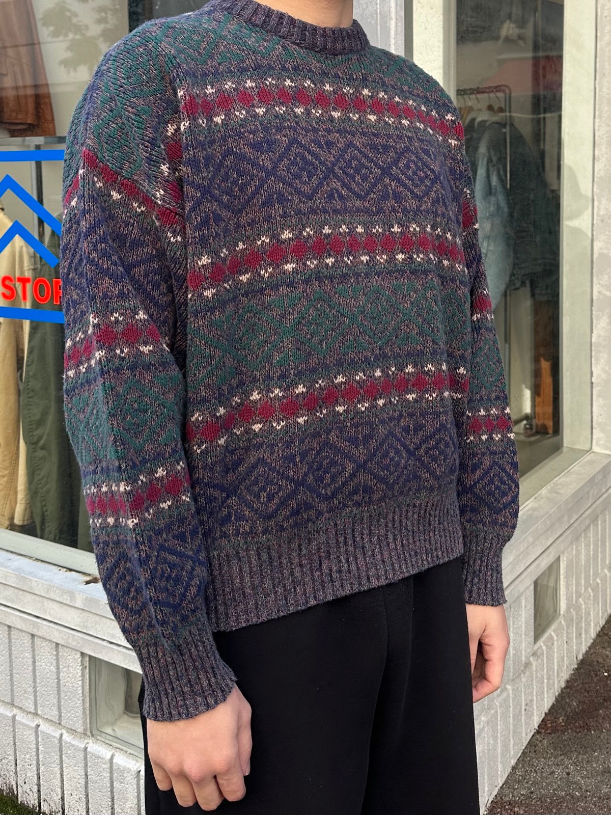 80's LORD JEFF USA製 ニットセーター