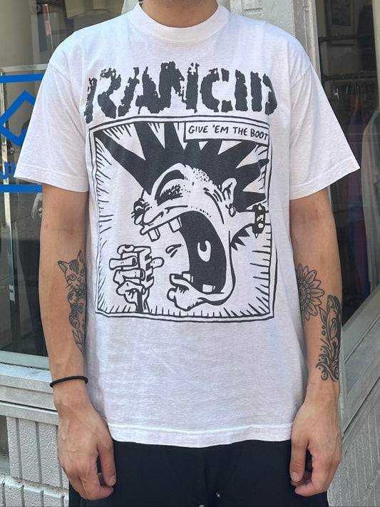 90's RANCID 「Give 'En The Boot」バンドTシャツ　