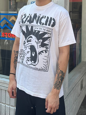 90's RANCID 「Give 'En The Boot」バンドTシャツ　