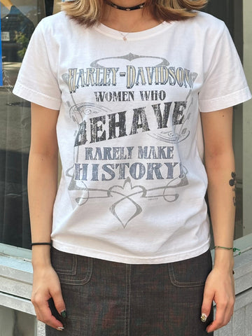 00's HARLEY-DAVIDSON 「AEHAVE」ハーレーTシャツ　
