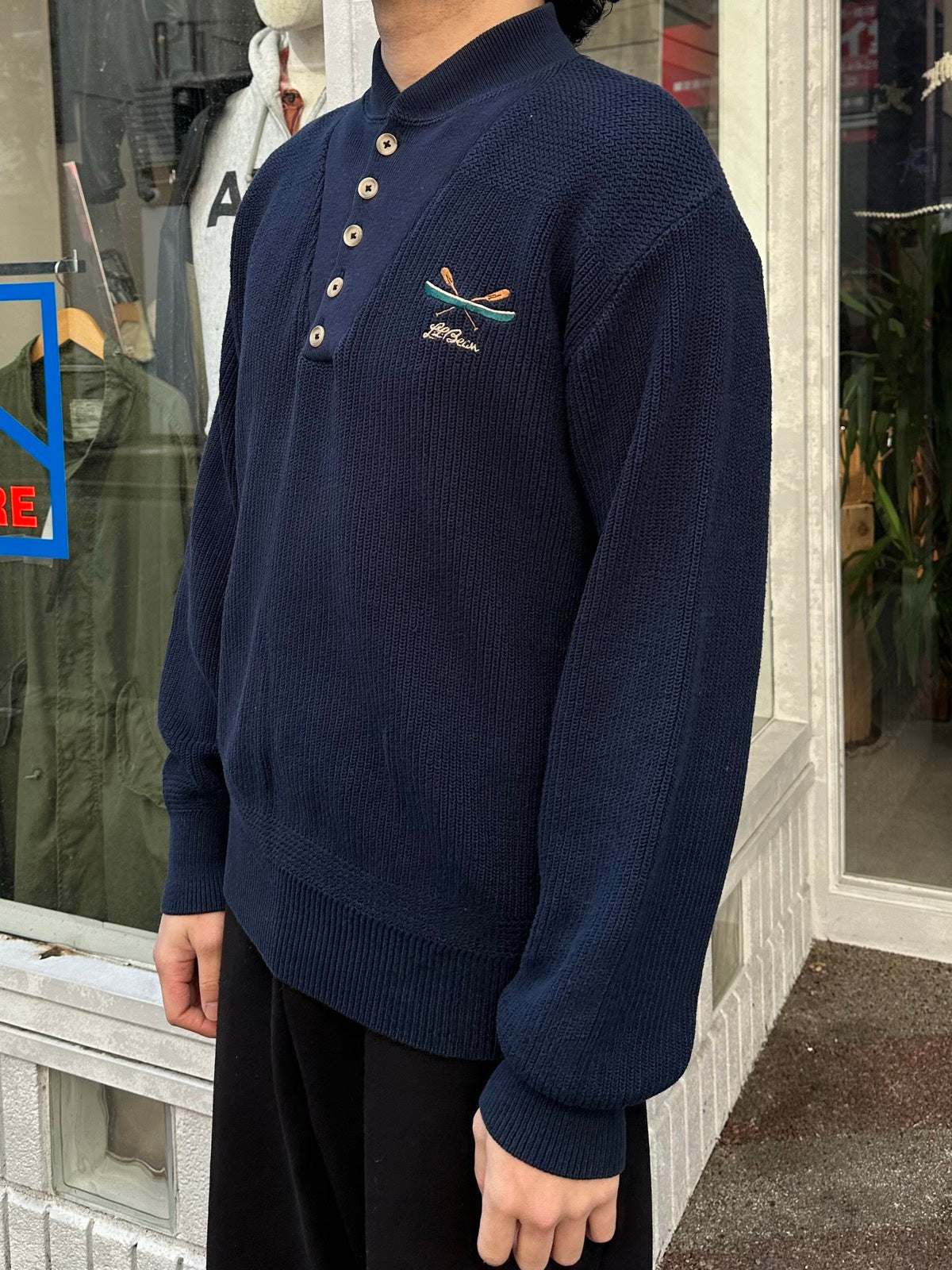 80's L.L.BEAN USA製 ニットセーター