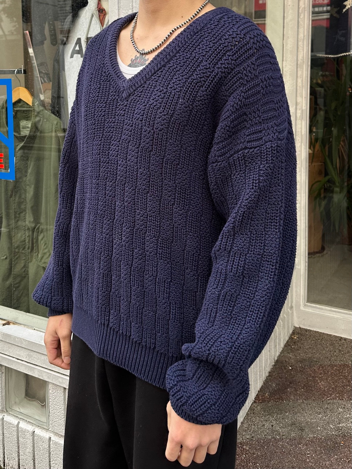 80's EDDIE BAUER ニットセーター