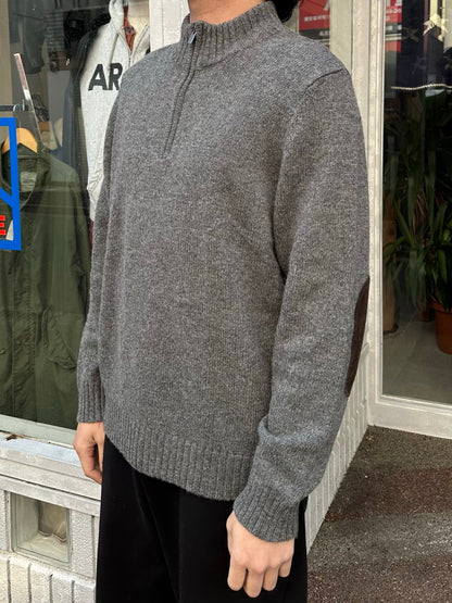 90's L.L.BEAN「half zip」ニットセーター