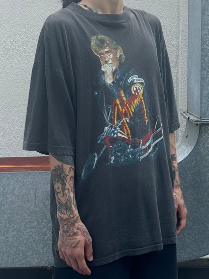 00's JOHNNY HALLYDAY「FOTO」バンドTシャツ