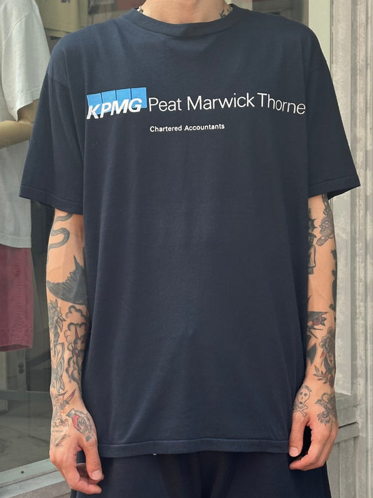 00's KPMG「Peat Marwick Thorne」企業Tシャツ