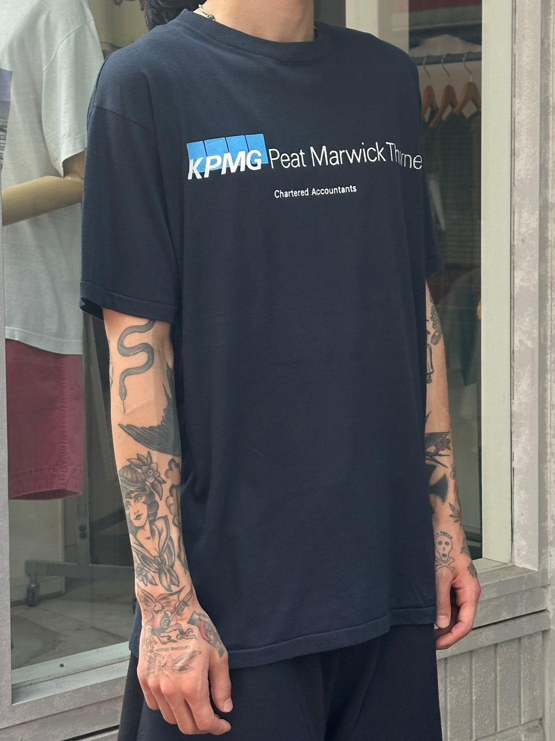 00's KPMG「Peat Marwick Thorne」企業Tシャツ