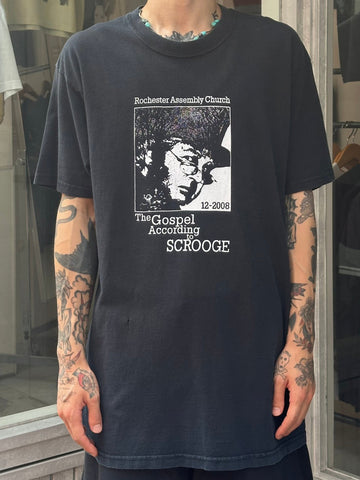 00's THE GOSPEL ACCORDING TO SCROOGE「Rochester Assembly Church」プロモーションTシャツ