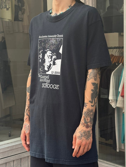 00's THE GOSPEL ACCORDING TO SCROOGE「Rochester Assembly Church」プロモーションTシャツ