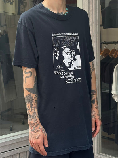 00's THE GOSPEL ACCORDING TO SCROOGE「Rochester Assembly Church」プロモーションTシャツ