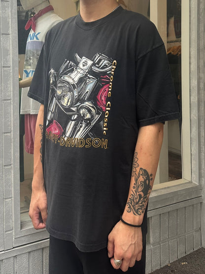 90's HARLEY DAVIDSON「chrome classic」ハーレーTシャツ