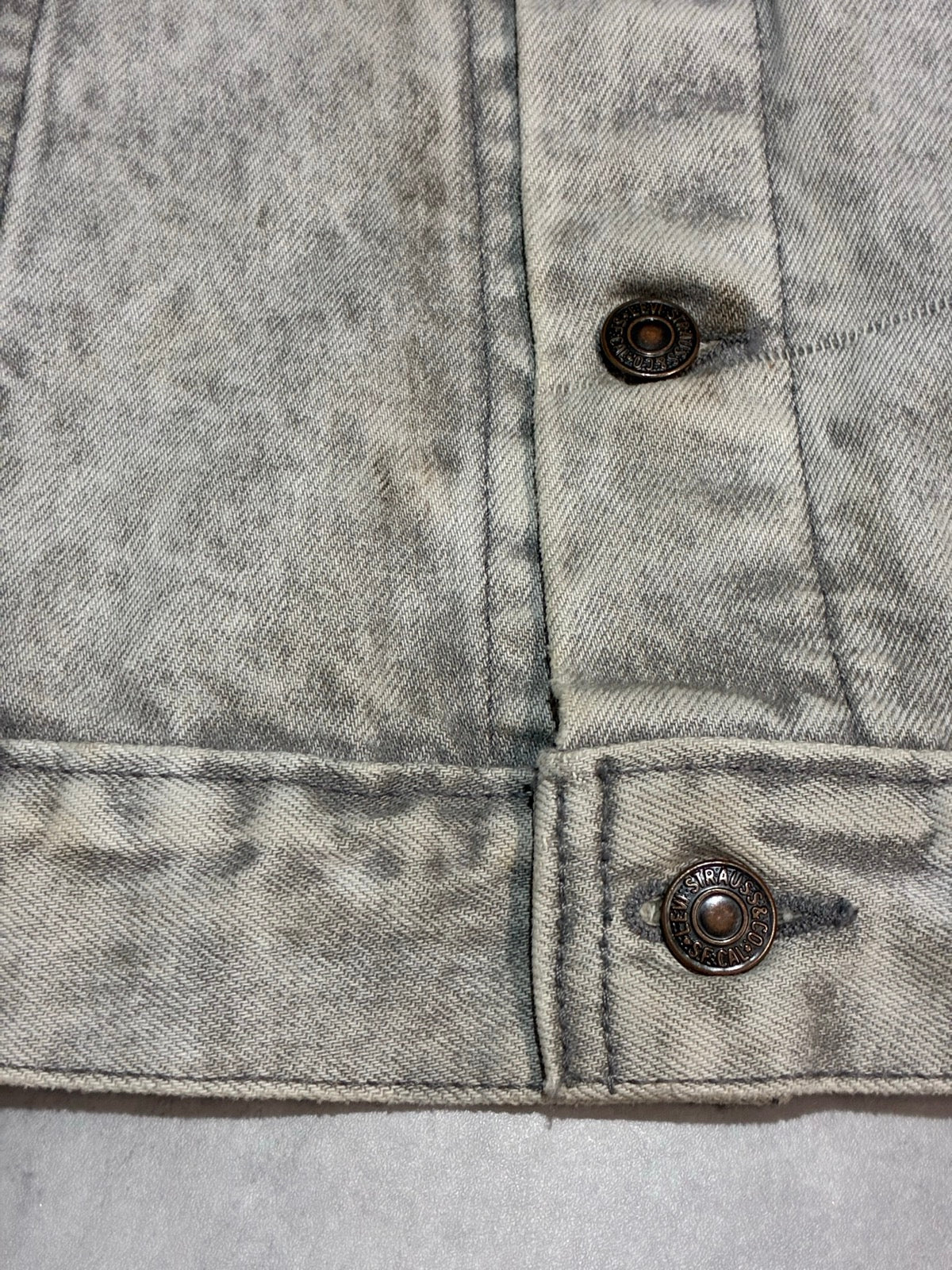 80's~90's Levi's「70507」先染めブラック USA製 デニムジャケット