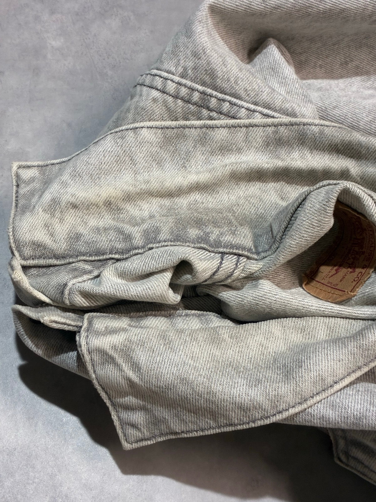 80's~90's Levi's「70507」先染めブラック USA製 デニムジャケット