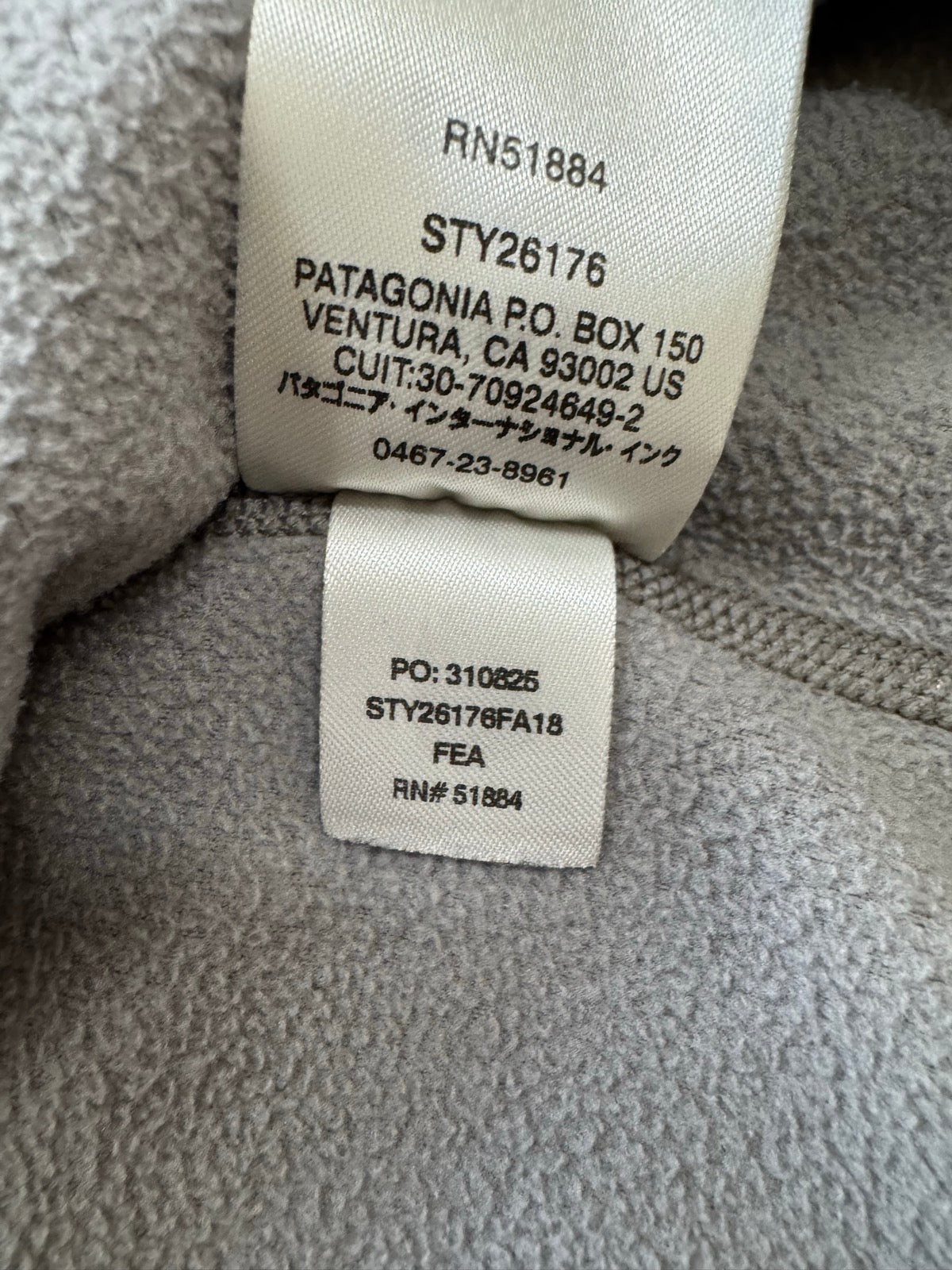00's PATAGONIA「HALF ZIP」フリーストップス