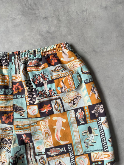 20’s PATAGONIA「Baggies Shorts」総柄 ナイロンショーツ