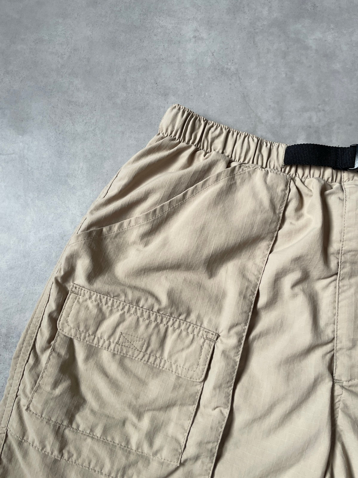 90’s「LANDS’ END」リップストップ ナイロンショーツ