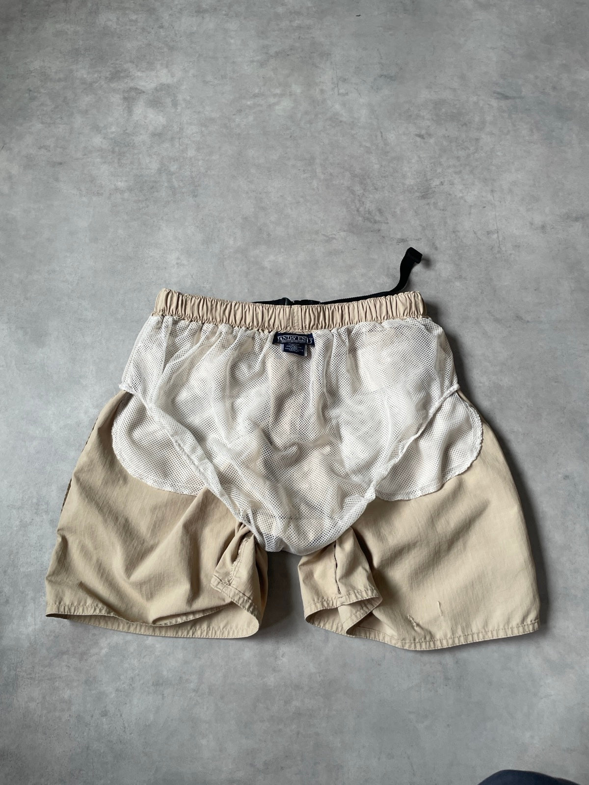 90’s「LANDS’ END」リップストップ ナイロンショーツ