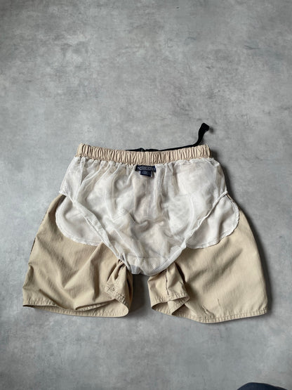 90’s「LANDS’ END」リップストップ ナイロンショーツ