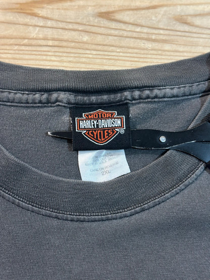 00's HARLEY DAVIDSON「FEEL THE HEAT」ハーレーTシャツ