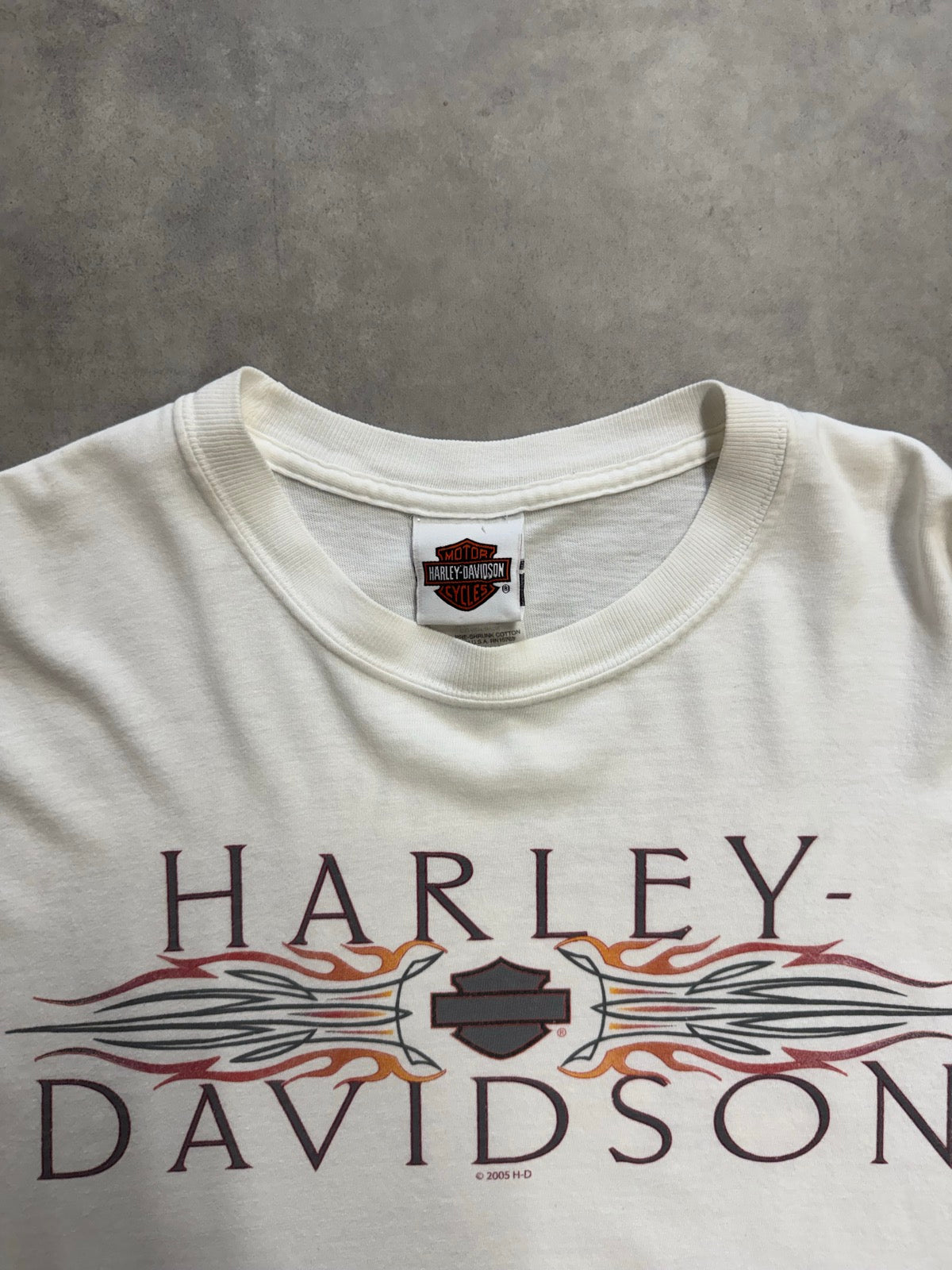 00's HARLEY DAVIDSON「Oklahoma City」ハーレーロングTシャツ