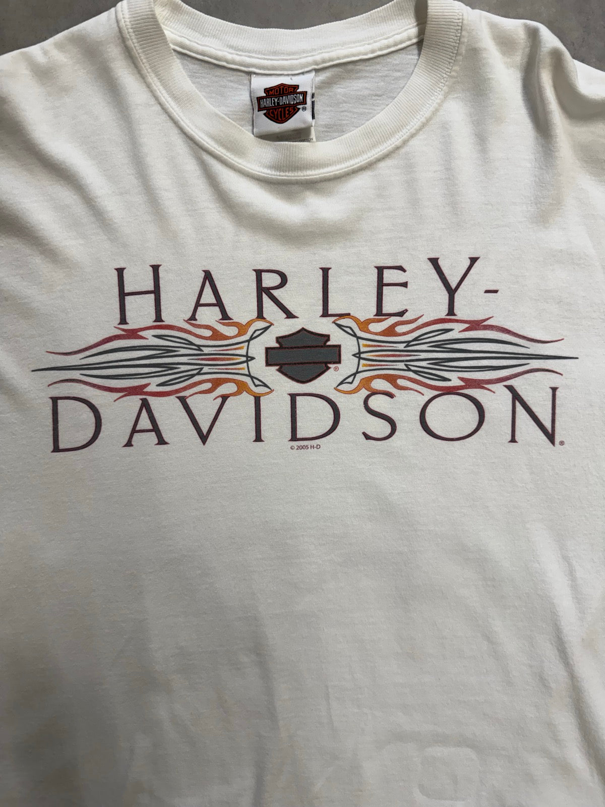 00's HARLEY DAVIDSON「Oklahoma City」ハーレーロングTシャツ