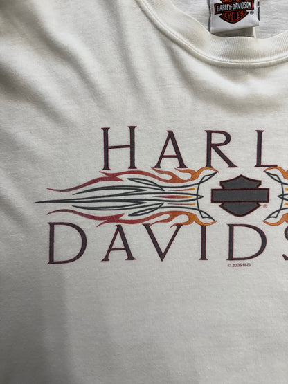 00's HARLEY DAVIDSON「Oklahoma City」ハーレーロングTシャツ