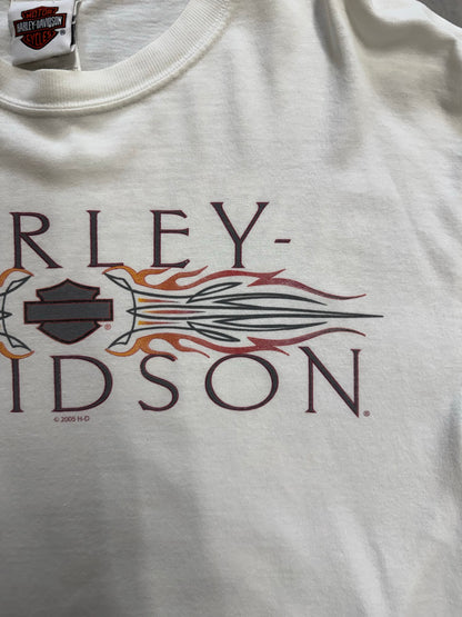 00's HARLEY DAVIDSON「Oklahoma City」ハーレーロングTシャツ
