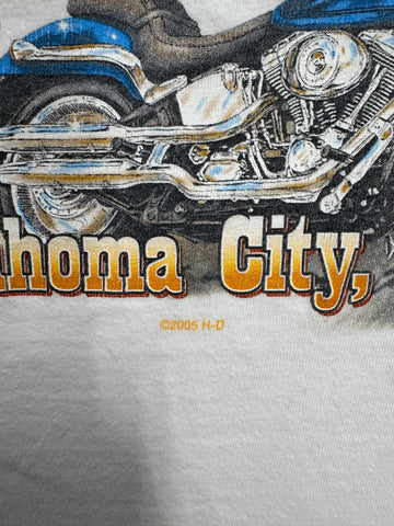 00's HARLEY DAVIDSON「Oklahoma City」ハーレーロングTシャツ