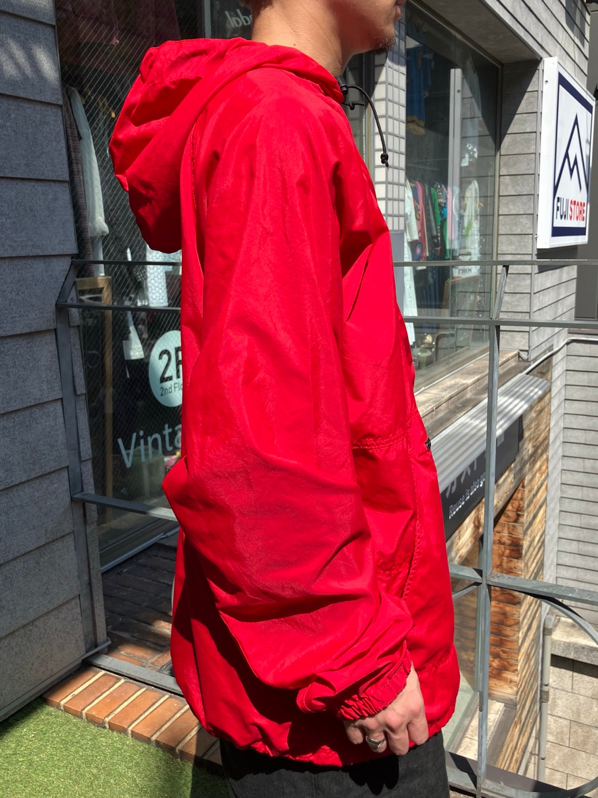 90's L.L.Bean「SUPPLEXナイロン」アノラックパーカ