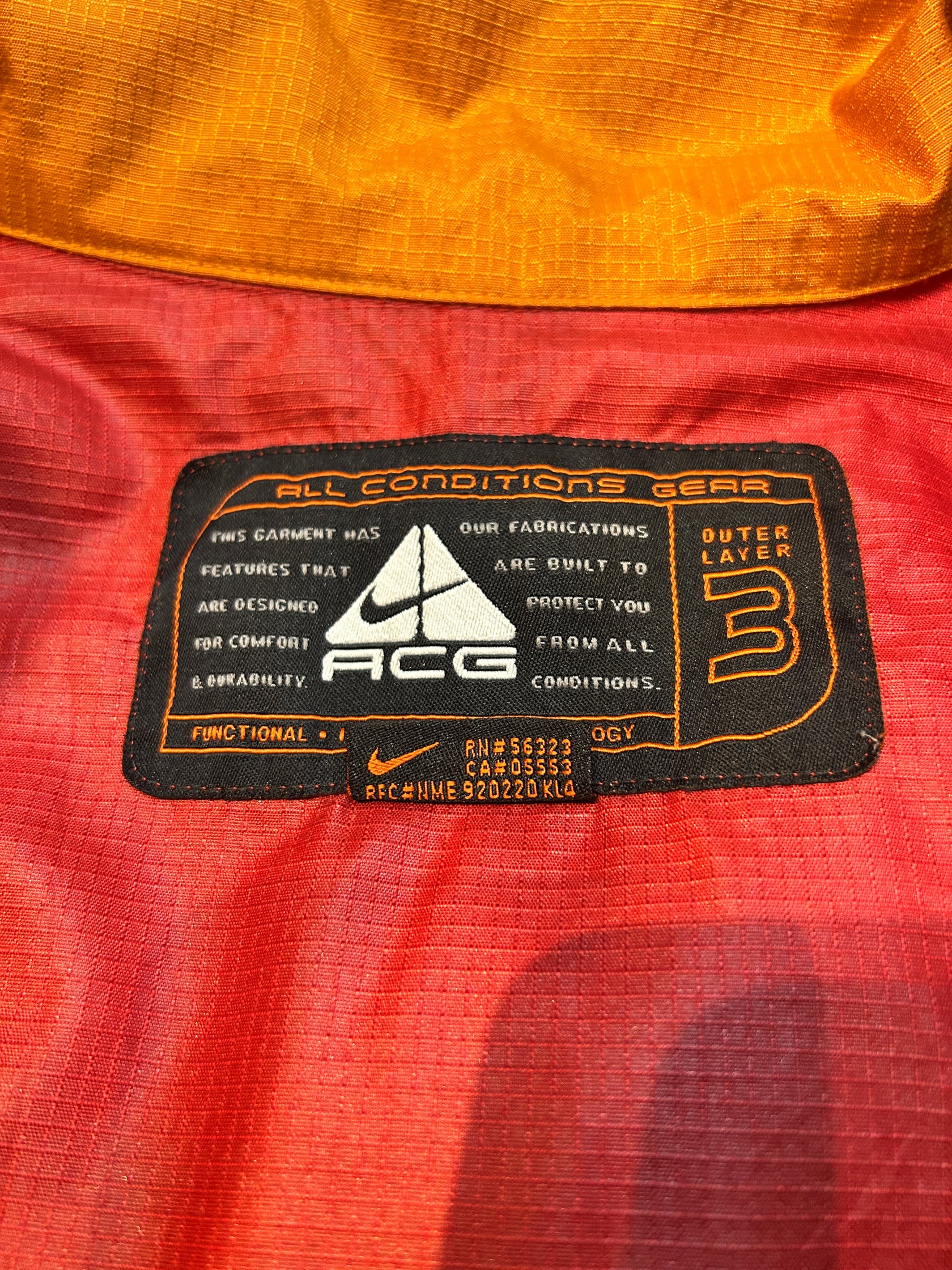 00's NIKE 「ACG」リップストップアノラック