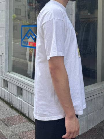 00's GUSTAV KLIMT「Der Kuss」ホワイトTシャツ　