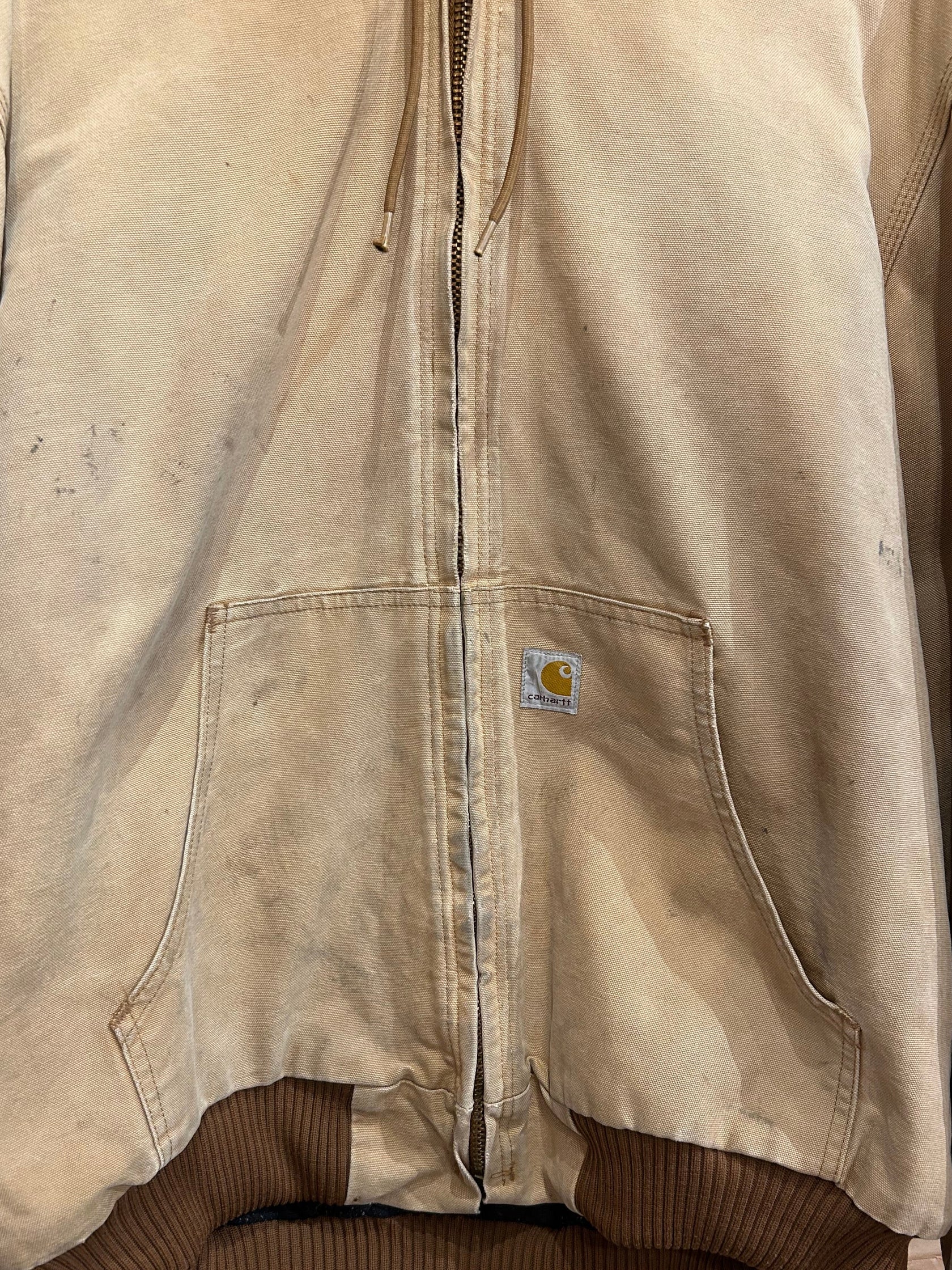 90’s～00’s Carhartt「アクティブジャケット」USA製 サンドベージュ
