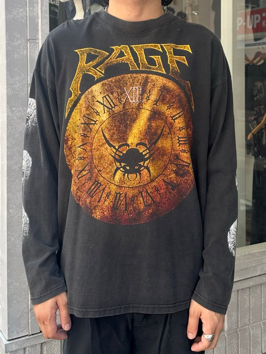 00's RAGE「XⅢ」バンドロングTシャツ