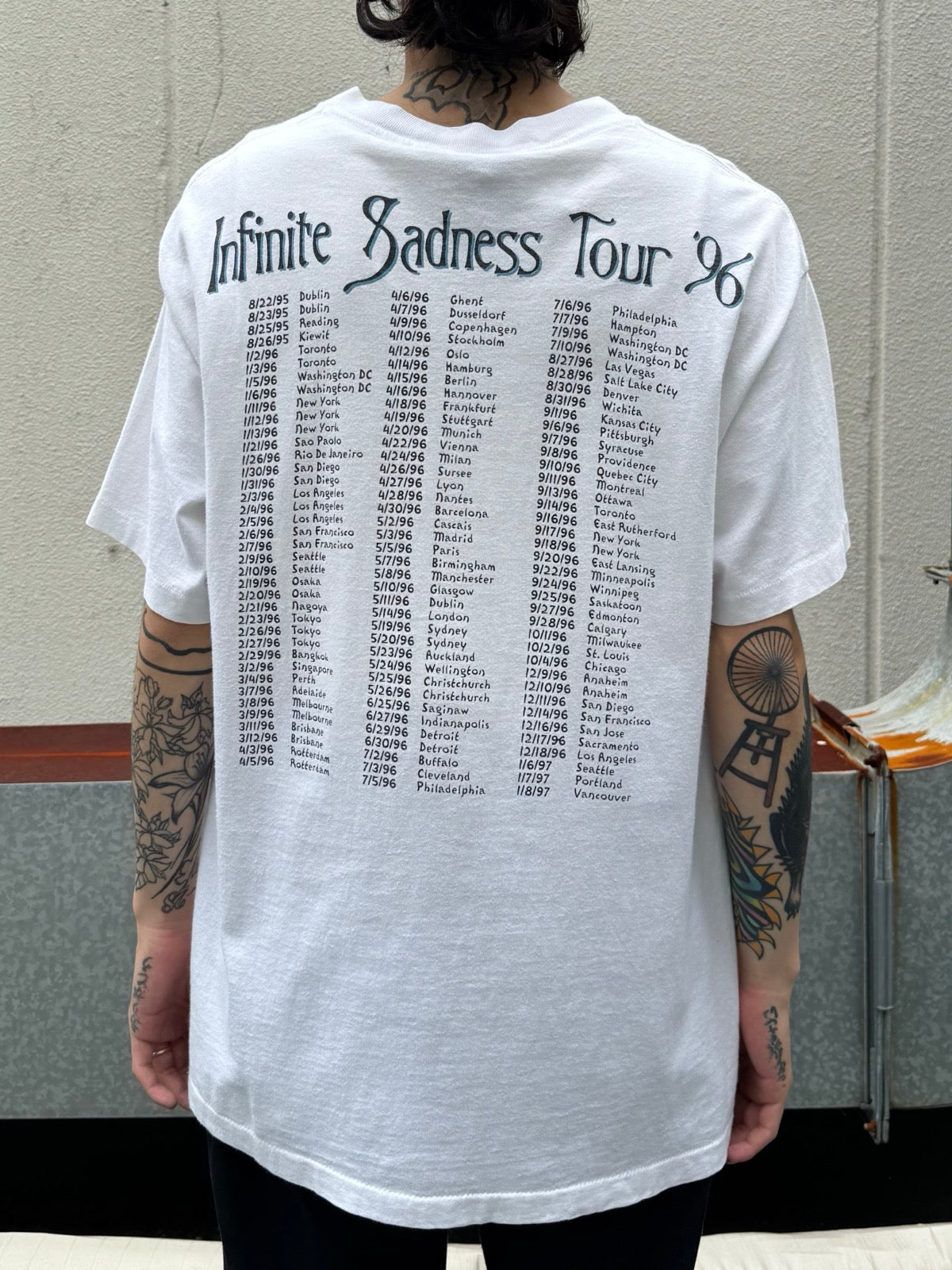 90's THE SMASHING PUNPKINS「INFINITE SADNESS TOUR」バンドTシャツ