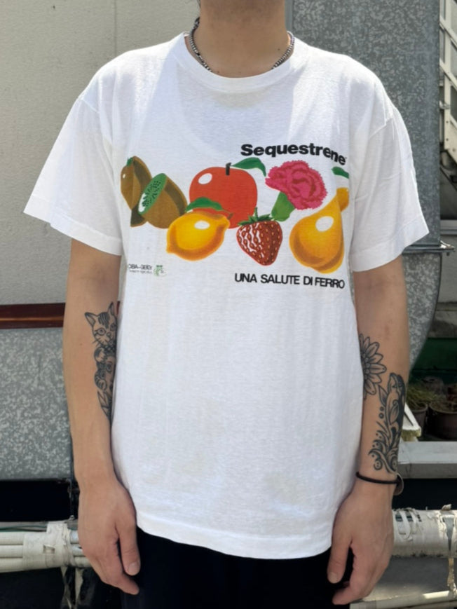 90's CIBA-GEIGY「Sequestrene」ホワイトTシャツ