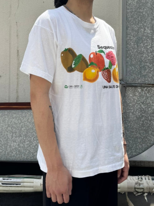 90's CIBA-GEIGY「Sequestrene」ホワイトTシャツ